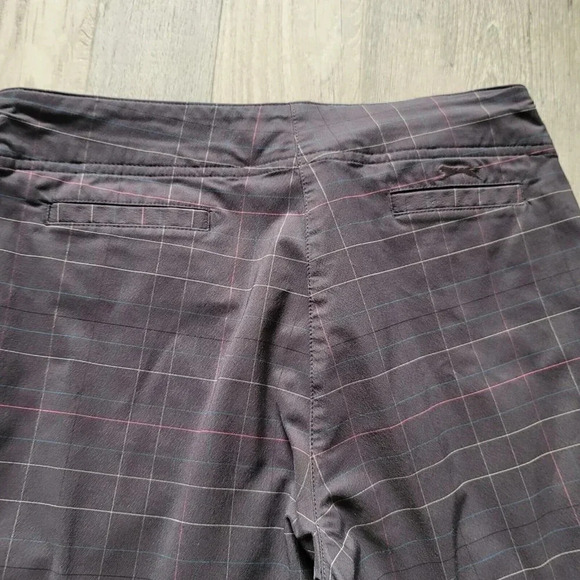 Slazenger Women's Golf Pants Sz 4 Polyester Spandex Stretch Check Gray - Picture 4 of 11